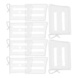 CHICAMPERA 6個 冷蔵庫仕切り 透明調節可能製 引き出しオーガナイザー 冷凍庫用パーティション 食品飲料調味料整理 整理整頓省スペース キッチ