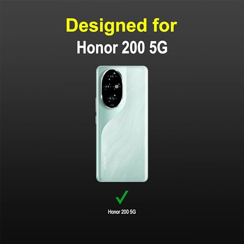 Zapcase Back Case Cover for Honor 200 5G | Compatible for Honor 200 5G Back Case Cover | Liquid Silicon Case for Honor 200 5G with Camera Protection|Black 2 31ZO9fdpsAL
