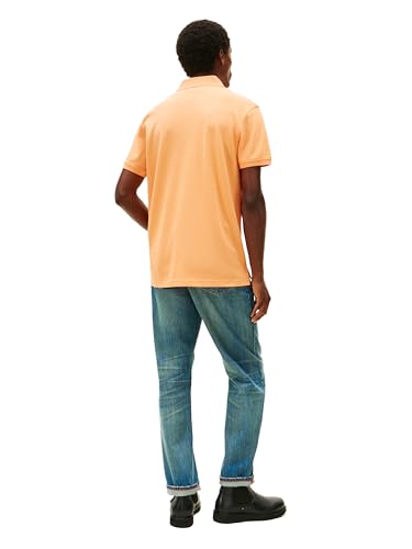 Image of Tommy Hilfiger Men's Short Sleeve Polo Shirts in Classic Fit with Stretch and Organic Pique Cotton