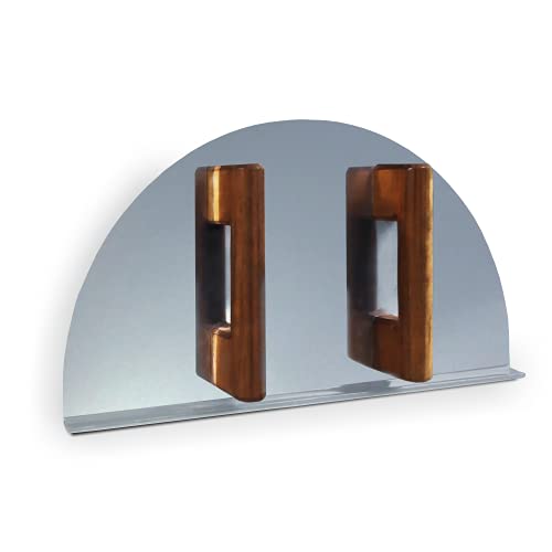 Simond Store Pizza Oven Door 11â€ X 20â€ Stainless Steel 304 Heavy-Duty Oven Door with Wooden Handle for Indoor & Outdoor Pizza Oven, Outdoor Pizza Oven Kit