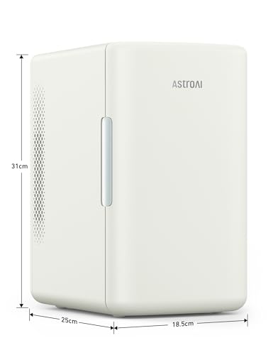 undefined AstroAI ミニ冷蔵庫 6L 小型 冷蔵庫 保温 冷温庫 バージョン2.0 化粧品 省エネ AC/DC給電 保温 保冷 家庭 車載2電源式 ポータブル コンパクト355ml*8本 日本語説明書付き (ベージュ) の商品画像 8