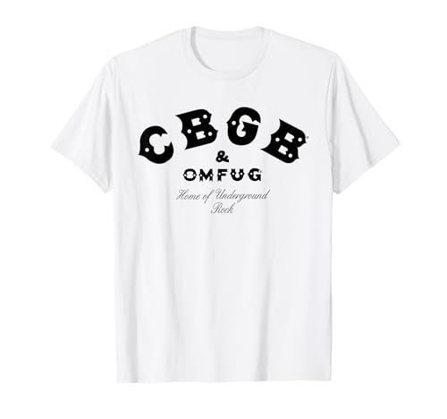 CBGB Classic Logo On White T-Shirt