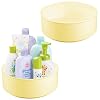 mDesign – Draaiplateau voor babykamer – bergruimte – voor speelgoed/babybenodigdheden zoals flesjes en fopspenen…