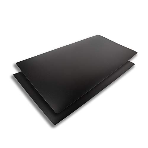 Juego de 2 tablas de cortar flexibles negras 30 x 18 pulgadas miniatura 6