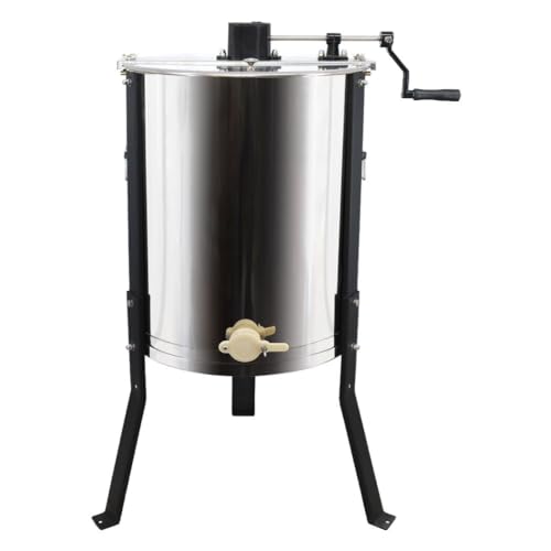 BeeCastle Manual Honey Extractor 4/12 Frame Stainless Steel Honey...