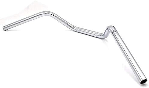 7/8" 22mm Vintage Retro Universal Handlebar Drag Straight Bar Chopper Bobber Cruiser Custom CG (Chrome)