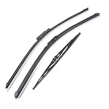 Langlebig und langlebig: Die Wischer bestehen aus Gummi und sorgen für ein sanfteres und leiseres Wischerlebnis. Reduzierte Vibrationen und verbesserte Sicht sorgen für eine langanhaltende und effiziente Windschutzscheibenreinigung