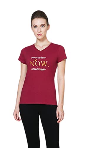 Image of Van Heusen Women's Cotton Relaxed Fit T-Shirt