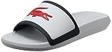 Gewebe-Art: Synthetik Lacoste Herren Croco Slide TRI3 CMA Sneaker, Wht/NVY/Red, 46 EU
