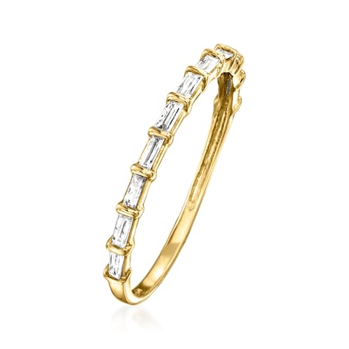 RS Pure Baguette Diamond Ring in Gold