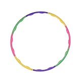 BaraRose フラフープ 子供用 フラフープ 幼児 小学生 大人 取り外し可能な 呼啦圈 フィットネス 体操 ダンス 減量に最適 ペットトレーニングに適しています 兼用のフラフープ 7ノット (8ノット)