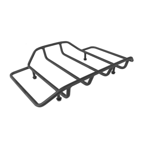 Porte-bagages de siège noir pour coffre de moto Harley Touring Route 1984-UP