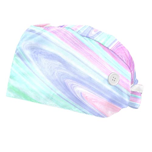 Casquette pour hommes femmes marbre aquarelle chapeaux de travail cuisine