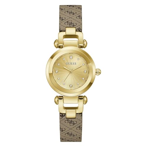 Montre femme Guess GW1021L2 le cadeau idéal avec son cadran doré étincelant de pierres