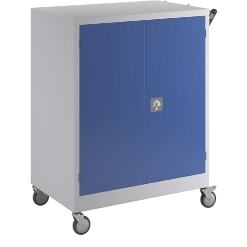 kaiserkraft | Fahrschrank | HxBxT 1220 x 920 x 610 mm | enzianblau RAL 5010 kaiserkraft | Fahrschrank | HxBxT 1220 x 920 x 610 mm | enzianblau RAL 5010