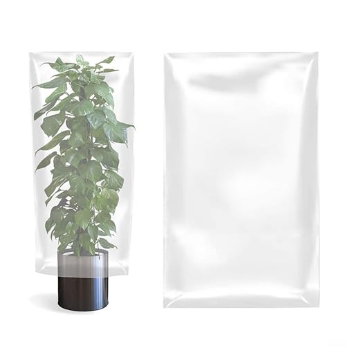 Winter Shield Plant Cubre una barrera eficaz contra el aire frío para árboles jóvenes, arbustos de tomate y más en tu jardín (A)