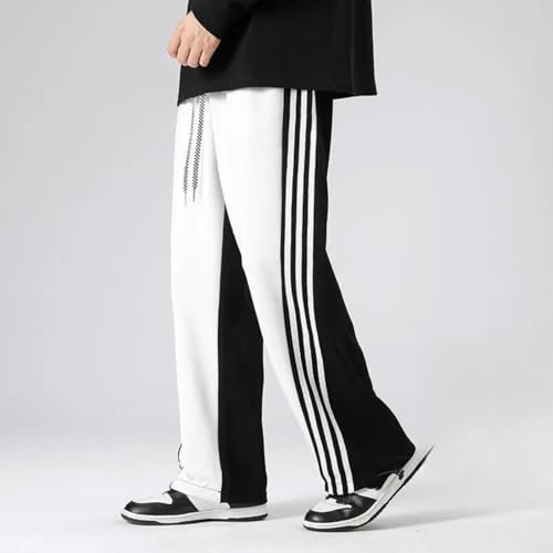 Sports Casual Pants, Men's Drapey Straight Wide-Leg Pants, Men's Loose Sweatpants4