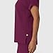 Wink Nova Women's Drop Shoulder Boxy Scrub Top - Wine, S