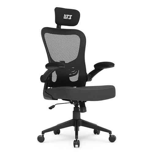 Cadeira Office DT3 Vita c/apoio de cabeça 2D, ergonomica e confortável com revestimento Mesh Spandex