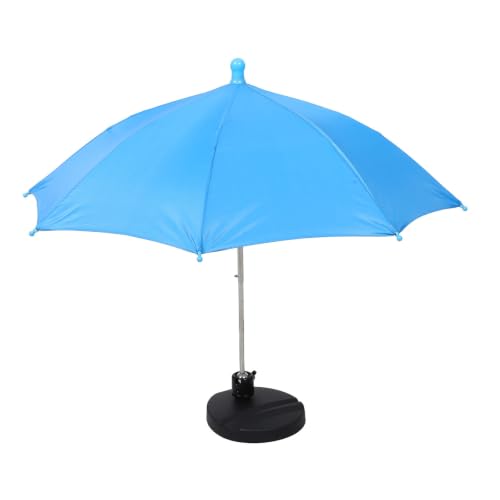 SOLUSTRE Mini Drink Umbrella with Reinforced Base and Telescopic Pole