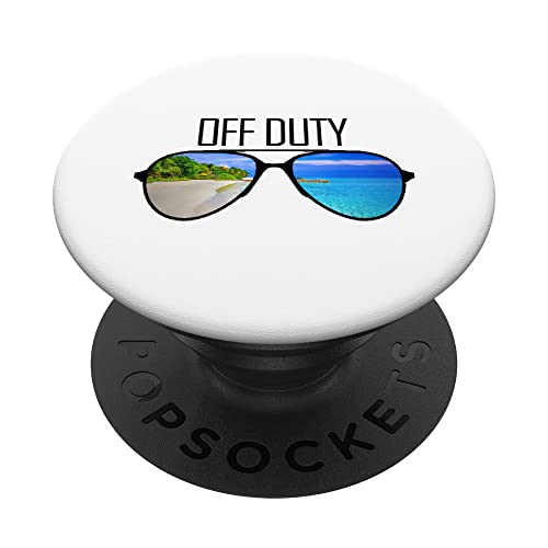 Offerta Lavoro Vacanza Estate Tropicale Spiaggia Aviatori PopSockets PopGrip Intercambiabile