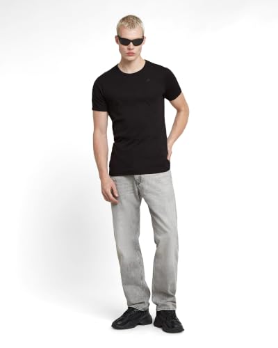 G-STAR Herren Base T-Shirt 2-Pack, Schwarz (Black D07205-124-990), XXS – Ansicht 4