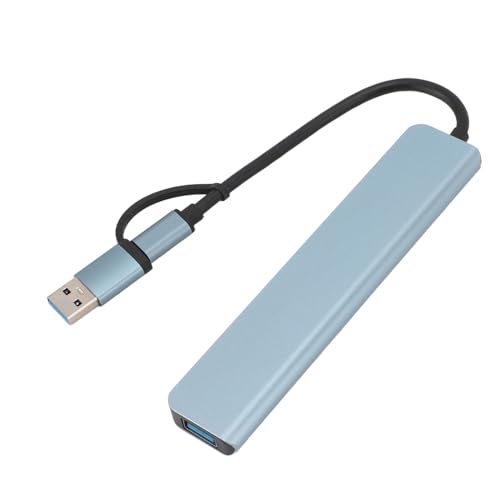Hub Tipo C Adattatore Multiporta 8 in 1 in Lega di con 4 Porte 1 Porta Tipo C per Laptop Tablet Telefono PC alluminio usb
