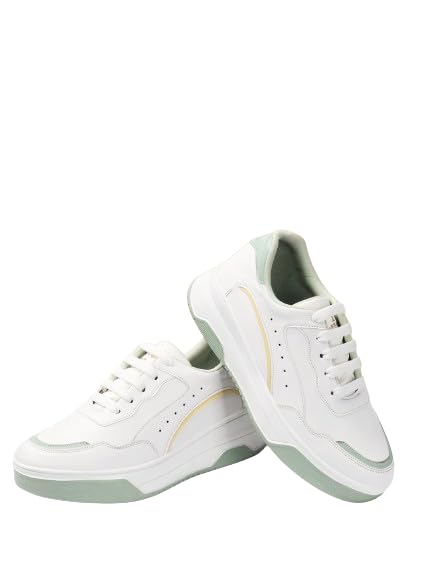 Riche Boss Womens Stylish Trendy Casual Sneaker Shoes Lightweight Soft & Comfortable (Green, 3) (B0D5YSVXZ2) Amazon Price History, Amazon Price Tracker