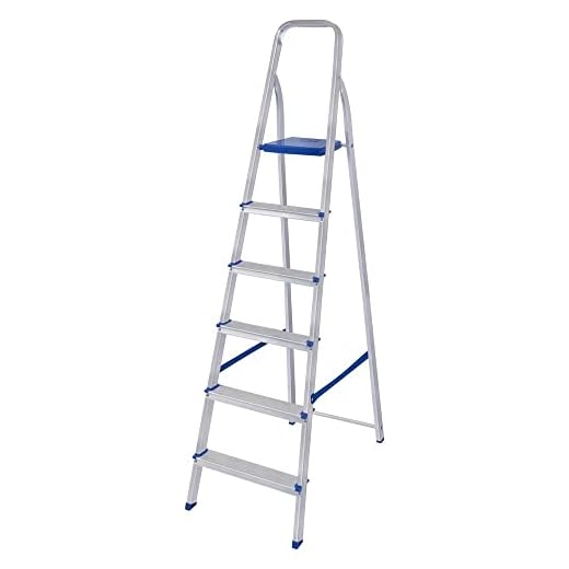 Escada Alumínio 6 Degraus Mor