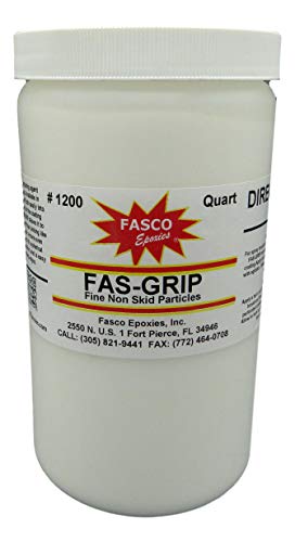 Non-Skid Paint Additive - Quart for 5 gallons - FINE Anti-Slip Particles Fas-Grip