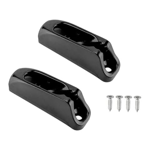Mezfrguo 2 Pcs Propel Paddle Gear Kayak Cleat Quick Grip Clam Cleat Self Lock Rope Cleat with Screws Kayak Accessories Cover