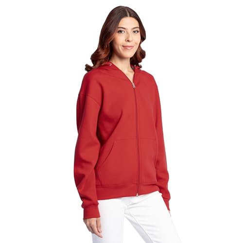 Image of Fruit of the Loom Eversoft Fleece Full Zip Hoodie Sweatshirt