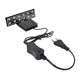 Fockety Lámpara de Cultivo de Plantas Acuario Delgado LED Ligeramente Impermeable en la Lámpara
