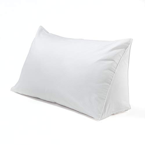 DOWNLITE Reading Wedge Pillow Cover - Dobby Dot Pattern