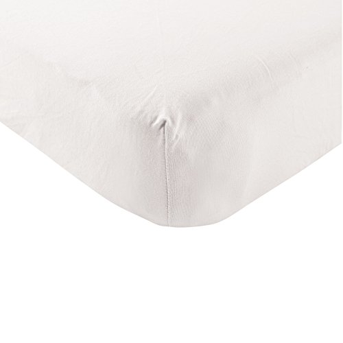 Image of Touched by Nature Unisex Baby and Toddler Organic Cotton Crib Sheet, White, One Size
