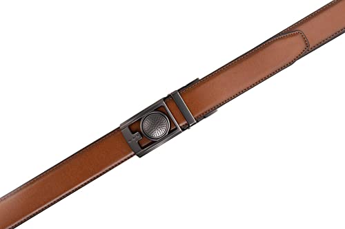 Fabio Valenti Men's Genuine Leather handmade No Holes Ratchet & No Ratchet Reversible Dress Casual Jeans Belt4