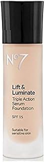 No7 Lift & Luminate TRIPLE ACTION Serum Foundation - Warm Ivory