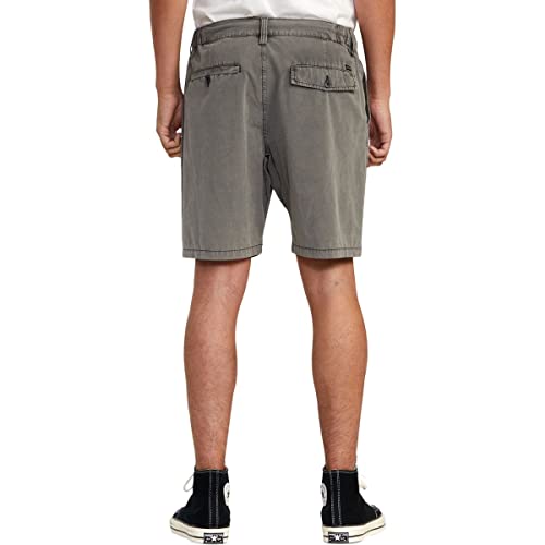 Rvca Mens All Time Coastal Casual Shorts, Pirate Black, 34 Us #TOP1