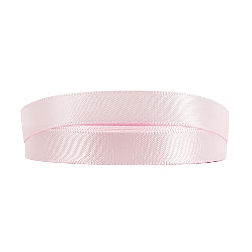 Huihuang Pink Ribbon Pack Satin Ribbon Assortment 5 Colors Double Face Valentine's Day Ribbon For Gift Wrapping Wedding Decor Baby Shower Decor, 3/8" X 10 Yard Each Total 50 Yds Per Package #TOP3