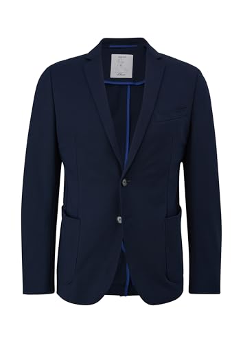 s.Oliver BLACK LABEL Herren Indoor-Sakko Dark Blue 40 – Ansicht 3