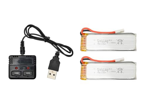 Amazon.co.jp: XK K110S用バッテリーx2個＆充電器セット（USB電源