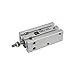 SMC CU32-25D cyl, free mount