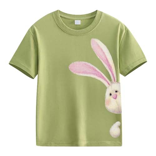 Boys Girls' Graphic T-Shirts Toddler All Holidays Short Sleeve Graphic T-Shirts Crewneck Kids Tee (Green, 10-11Years)