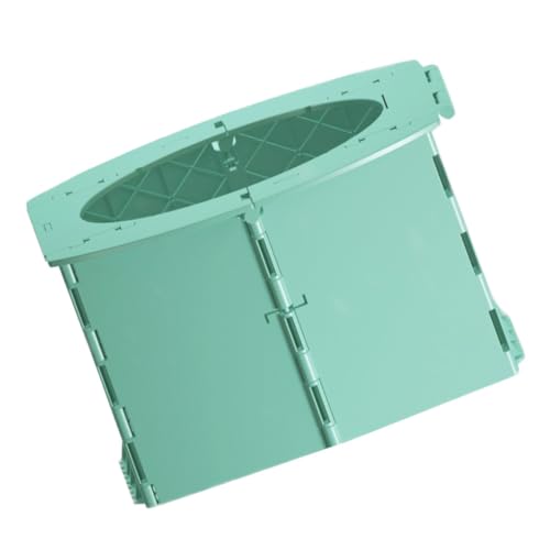 OFFSCH 折りたたみ式ベビーポータブルトイレ 車載用緑色コンパクト携帯おまる 用トイレトレーニング 旅行 屋外対応便利設計