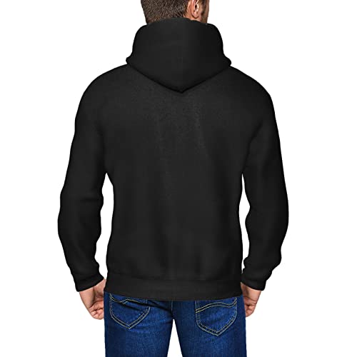 Mask Bitcoin Chain Crypto Money Coin Blockchain Hoodies for Men's Zipper Hooded Sweatshirt Black - Image 8