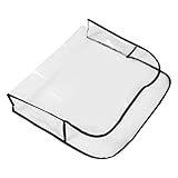 Zerodeko Transparente PVC Stuhlrücken Schutzhülle für Friseurstühle Robuste Staubschutzabdeckung Einfache Montage Schützt Salonstühle bei Haarstyling und Kosmetik