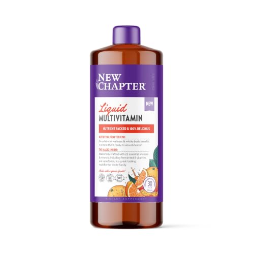 New Chapter Liquid Multivitamin, Orange Mango, 30 oz - image 1