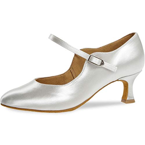 Chaussures de danse Diamant en satin bronze de fabrication allemande