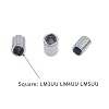 4PCS LM8UU Linear Bearings LM12LUU LM4UU LM5UU LM6UU LM10LUU LM12UU LM13UU LM16UU LM20UU Linear Bushing 8mm Shaft Parts(LM4UU)