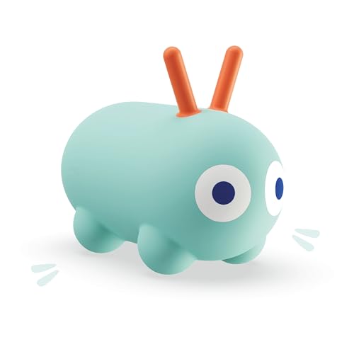 QUUT - Skippi Animal Sauteur - Giocattolo saltatore gonfiabile - interno ed esterno - Pompa inclusa - 35 x 46 cm - Regalo - Design - a partire da 12 mesi (verde menta)